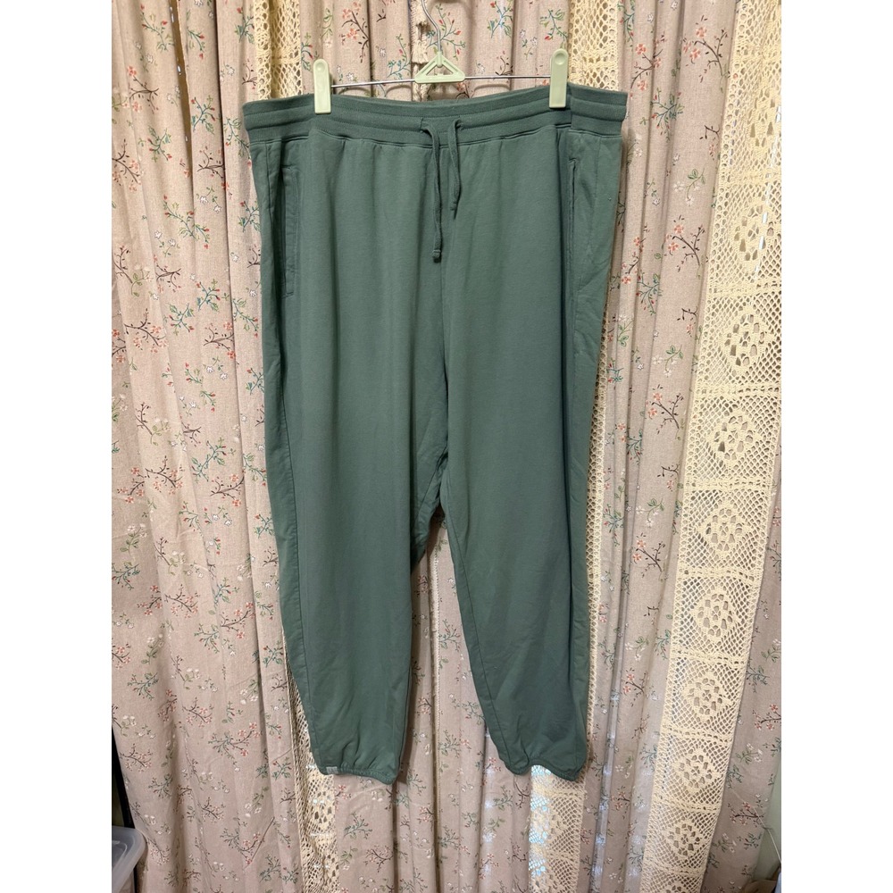 Barefoot Dreams Luxe Lounge Jogger Pants Petite 1X Sage Green Modal Blend